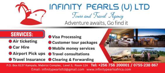 Tours and travel agency, hotel booking, air ticketing, entebbe airport pickups +2567562000